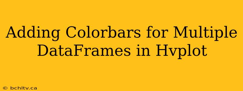Adding Colorbars for Multiple DataFrames in Hvplot