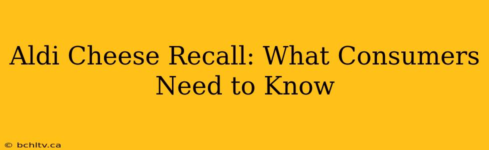 Aldi Cheese Recall: What Consumers Need to Know