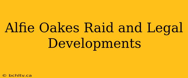 Alfie Oakes Raid and Legal Developments