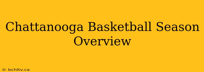 Chattanooga Basketball Season Overview