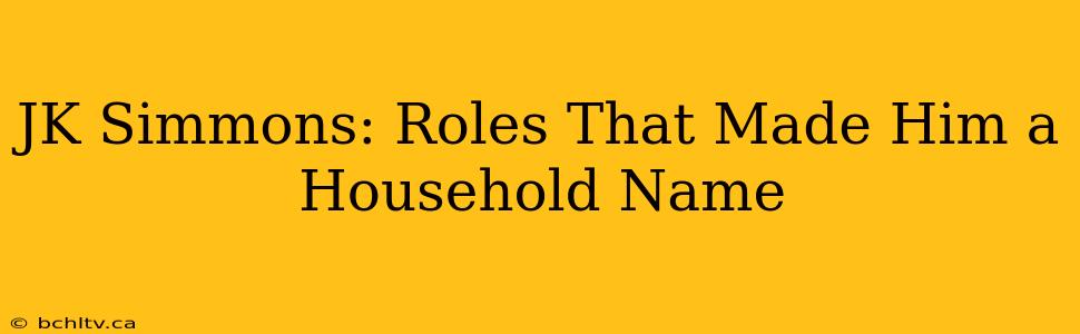 JK Simmons: Roles That Made Him a Household Name